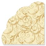 Салфетки бум 32см 12шт 3 сл Очарование на кремовом Art Bouquet Rondo/57001