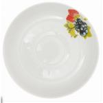 Блюдце фарфор 15см Наша ягодка Идиллия ДФЗ/6с2011