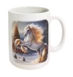Кружка керам 0,35л Новогодняя лошадь МФК/MFK20591