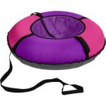 Тюбинг Ватрушка д60см с закрытым клапаном малиново/лавандовый/60/5153/ТБЭ-60/М2