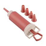 Декоратор-шприц кондитер+5 насадок пластик Ветта/WH001A/884-057