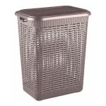 Корзина д/белья Эконова 50л 42*31*56см коричневый Бытпласт/4312934