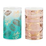 Стакан д/ванной комнаты керам Золотая лира 2цвета Ветта/463-928