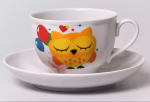 Чашка чайная фарфор 0,275л Совята Гранатовый Дулевский ФЗ/090792