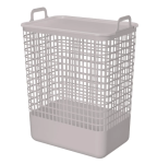 Корзина д/белья 35л 38*26,2*50см светло бежевый КОВО Бытпласт/435220834
