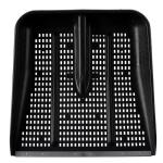 Лопата д/снега 47*47см перфорир с оцинк кромкой D-30 б/черенка Радиан/10193009