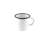 Кружка эмал 0,25л белая деколь в ассорт Лысьва/С-0102/4/05137 (Б)