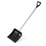 Лопата д/снега 37,5*37,5см мет кромкой с мет черенком Башпласт/М8814