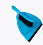 Набор совок с резин кромкой+щетка-сметка голубой Мультипласт/MPG962533