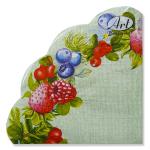 Салфетки бум 32см 12шт 3 сл Ягодное ассорти Art Bouquet Rondo/27303