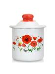 Банка эмал 1л Красные маки Эстет/ЭТ-75009 --