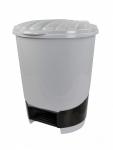 Ведро д/мусора с педалью 10л Башпласт/М1381 