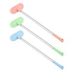 Щетка д/уборки ручка 50см пластик нерж.сталь 3цв VETTA/445-140