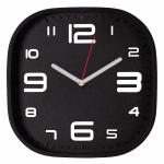 Часы настенные квадрат 25*25см корпус черный Классика(10)/2501-004
