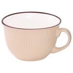 ШАРМ Кружка фарфор 0,45л тюльпан бежевый Аппетит ПЛТ/WWSHARM450-3