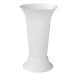 Ваза д/цветов пласт под срезку д18,5см выс31см белая Башпласт/М5350 (э)