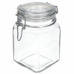 Банка д/сып продуктов стекл Кремлин мет клипса 1л БорскийСЗ/97626