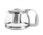 Чайник завар 1,25л жаропроч стекло мет фильтр ГЛ-ОПТ/430-1201