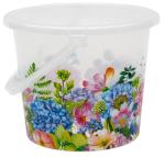 Ведро 10л пласт Цветочный сад ВМС/ВР-7811