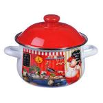 Кастрюля эмал 2л Повар д18см Ветта/894-439 архив