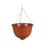 Кашпо подвесное Венеция 10л диам 330мм коричневый Башпласт/М3169