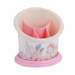 Сушилка д/столовых приборов Цветочный блюз Башпласт/М2267