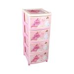 Комод детский 4-х секционный д/девочек Башпласт/М1240 (м)