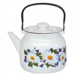 Чайник эмал 3,5л Ромашковое поле Лысьва/С-2713П2/4