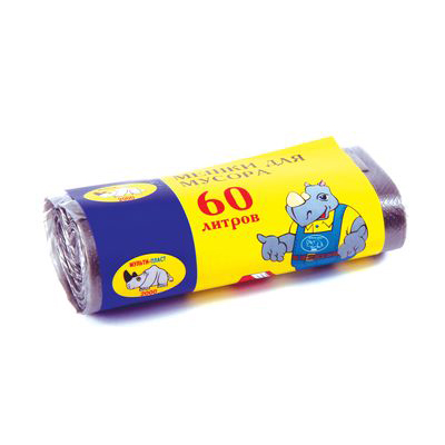 Мешки д/мусора 60л*30шт 8мкм Мультипласт/MPG960119