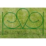 Забор декор метал садовый №1 Изящный-мини 5 секций 0,59*0,48м (2 м)/00196832