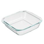 Форма д/запекания жаропроч прямоуг с ручками стекло 21,3*18,9*5см 1,1л SATOSHI ГЦ/825-031