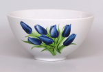 Пиала фарфор 0,55л Синие тюльпаны Дулевский ФЗ/105992