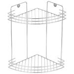 Полка угловая двухъярусная хром/металл Рыжий кот СКР/W2672С-2/005393