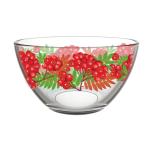 Салатник стекл 0,7л Рябинушка Декостек/425/1-Д/Т00016000 (Б)