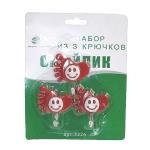 Набор крючков 3шт Улыбка МХТ/3226 поврежд упаковка