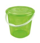 Ведро 5л пласт с крышкой Хозяюшка  Башпласт/М1178--