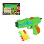 2 Игрушка Пистолет Меткий стрелок с патронами 21,5*3,8*15,2см 4 диз Игроленд/261-772