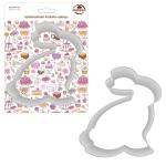 Кулинарная форма нерж сталь Заяц 17*11,5*2,5см Мультидом/DA8-146