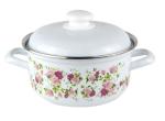 Кастрюля эмал 2л цилиндр Китайская роза Лысьва/С-1610АП2/4