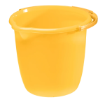 Ведро 10л пласт желтый Бытпласт/431258506