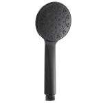 Лейка д/душа 1 режим 80мм черная /582-078