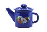 Чайник эмал 1л декор кобальтовый Лысьва/С2707.3К