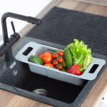 Дуршлаг сушилка раздвижной на раковину 37,5*17*8,5см Башпласт/М8409