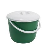 Ведро 6л пласт с плотной крышкой питьевое №2 Бриг/1-09/1 (20)