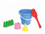 2 Набор детский д/игры с песком Строитель(совок+ведерко+3форм)Радиан/10014001