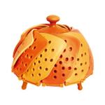 Пароварка пласт складная Лотус оранж/TV-111