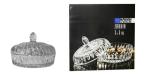 Ваза д/конфет с крышкой стекл ZARIN 15*15*10 см в п/уп МФК/CB7077GCL