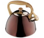 Чайник нерж сталь со свистком 2,5л индукция шоколад Катунь/КТ-143