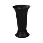 Ваза д/цветов пласт под срезку д18,5см выс31см черная Башпласт/М5144 (э)