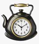 Часы настенные чайник 27*28,5см корпус черный с золотом Классика/3129-006